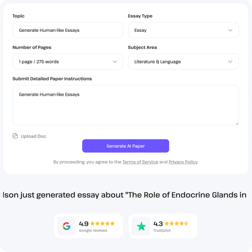 Provide Details for our Ai Essay Generator