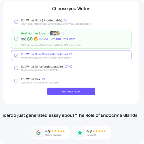 Select Ai Model on Ai Writer form